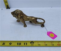 brass lion figure