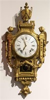 Jean Baptiste Baillon Gilt Bronze Cartel Clock