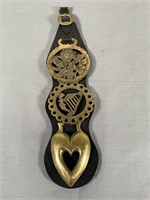 Vintage Thistle-Rose-Shamrock-Leek, Irish Harp, He