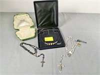 Sterling Necklace & Rosaries