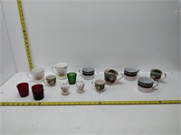 variety of cups and other dishes