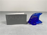 Lalique Cobalt Fish
