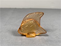 Lalique Amber Fish