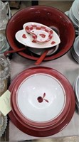 Hand painted dishware