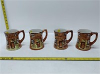 set of 4 mugs - made in england