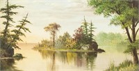 Canadian Oil on Canvas Landscape