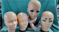 For plastic mannequin heads