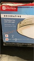 Utilitech 9”x9”x5.75”  Ventilation Fan