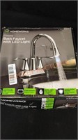Homewerks Bathroom Faucet with LED Light