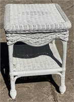 17" Wicker Stand Table