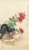 Yu Fei'an 1889-1959 Chinese Watercolor