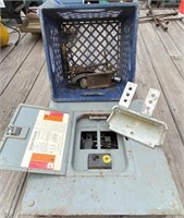 Dairy Crate, Breaker Box & Tools