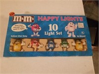 M & M HAPPY LIGHTS 10 LIGHT SET