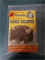 VINTAGE ANN PILLSBURY CAKE RECIPES