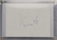 Signed "Kurt" Autograph with COA