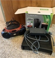 Xbox 360 and other electronics.