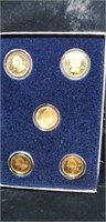 2008 Gold Proof Quarters.  .999 Pure