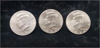 3 - 1994 Kennedy Half Dollars