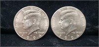 62 - 1994 Kennedy Half Dollars