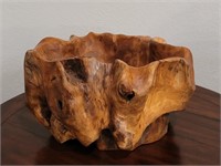 Rustic Western Live Edge Wooden Bowl