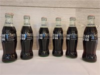 (6) #22 Emmitt Smith Commemorative Coke Bottles