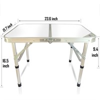 New folding camping table