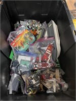 DINO LEGOS IN A TOTE