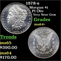 1878-s Morgan $1 Grades Choice+ Unc