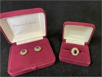 Camrose & Kross Matching ring & earrings JBK