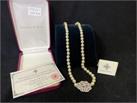 Camrose & Kross replica Pearl Necklace worn by JBK