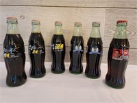 (5) Commemorative Coke Bottles NASCAR & MLB