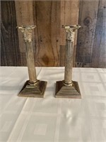 (2) Towle Silver Plate Candle Sticks