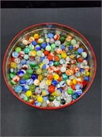 2 Layers Of Marbles 8 IN Tin
