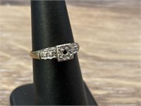 14k Gold Ring size 5.5 total weight is 1.88 grams