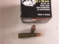 7.62 X 39 mm HOLLOW POINT for SKS and AK47