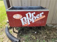 Old Dr Pepper Store Cooler, AS IS