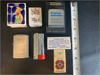 Vintage Zippo Tape Measure Matchbook & Lighters