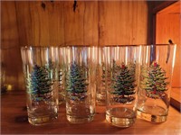 (12) Holiday Spode Iced Tea Glasses