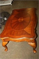 Wooden Coffee Table, with decorative inlay