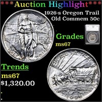 *Highlight* 1926-s Oregon Trail Old Commem 50c Gra