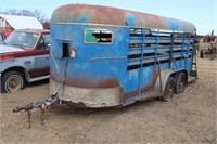 6x16' Bumper Hitch Stock Trailer