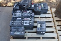 Pallet of Salvage 6&12V Batteries