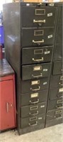 Metal File Cabinet 12x26x51 No Contents