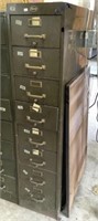 Metal File Cabinet  12x27x52 No Contents