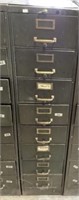 Metal File Cabinet 12x26x51 No Contents