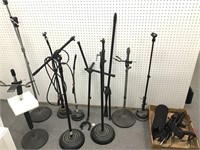 10+ Various Music Stands/Guitar, Microphone & More