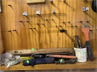 Chisels, Drill Bits, Clamps, Level