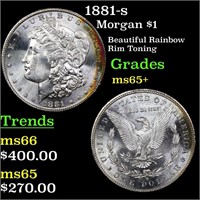 1881-s Morgan $1 Grades GEM+ Unc