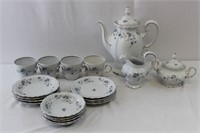 Johann Haviland Blue Garland Coffee Set