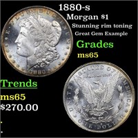 1880-s Morgan $1 Grades GEM Unc